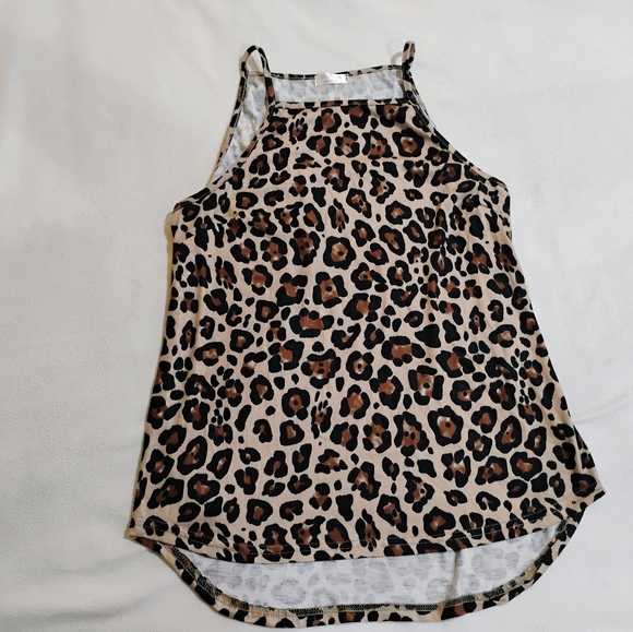 Chic Leopard Print Tank Top - Picture 1 of 6